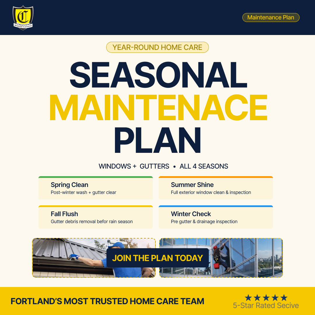 Seasonal maintenance plan post